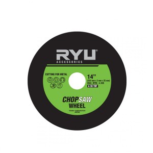 RYU CUTTING WHEEL DOUBLE LAYER 14 INCH 355 X 3 X 25 MM